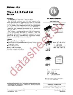 MC10H123L datasheet  